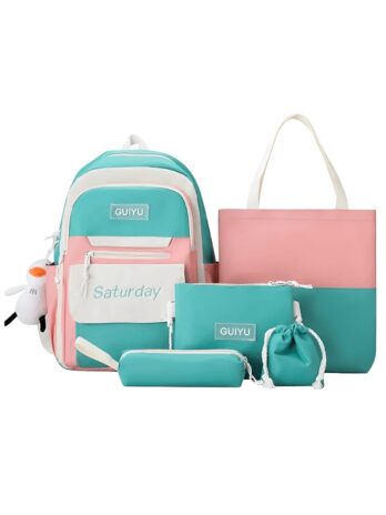 5 Pieces Stylish Multi-Purpose Bag Set